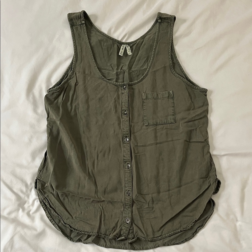 Button-Up Tank Top